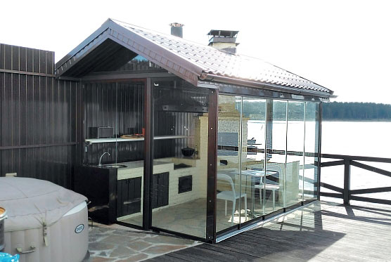 Безрамное остекление Claroflex Slide